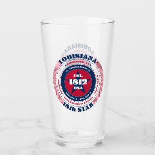 Verre Design de typographie circulaire Louisiane