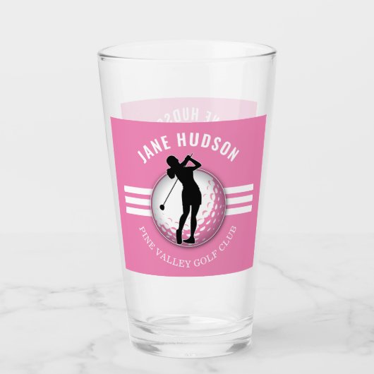 Verre Design élégant de Golfeur pour femmes (Devant)