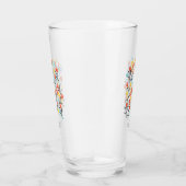 Verre Design floral Motif de Tulipe en blanc (Droite)