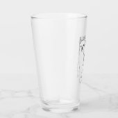 Verre Design moderne Sketchy Aztec Llama (Droite)