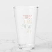 Verre Désolé ne peut pas naviguer avant II (Dos)