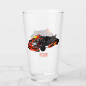 Verre dessin animé de Kart racing (Dos)