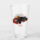 Verre dessin animé de Kart racing (Devant)