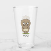 Verre Dessin d'adorable hamster (Devant)