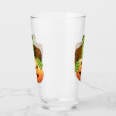 Verre Dessin de Frankenstein Monster avec Citrouille (Gauche)