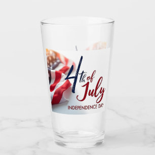 Verre Dessin patriotique du Jour de l'Indépendance du 4