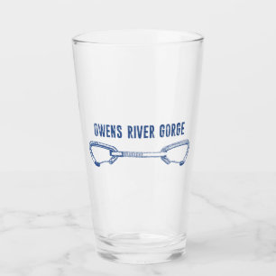 Verre Dessin rapide d'escalade de roche de Owens River G