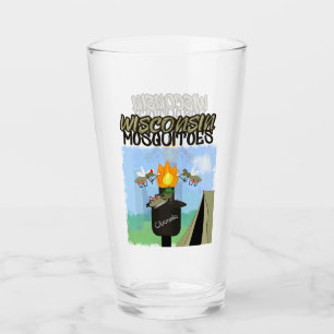 Verre Dessins animés de moustiques du Wisconsin - Campin