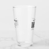 Verre DÉTAILS DU baby shower QR SCAN CODE RU MODERNE MIN (Gauche)
