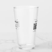 Verre DÉTAILS DU baby shower QR SCAN CODE RU MODERNE MIN (Droite)