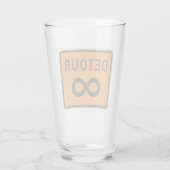 Verre Détours infinis à vélo (Dos)
