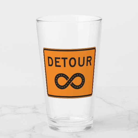 Verre Détours infinis à vélo (Devant)