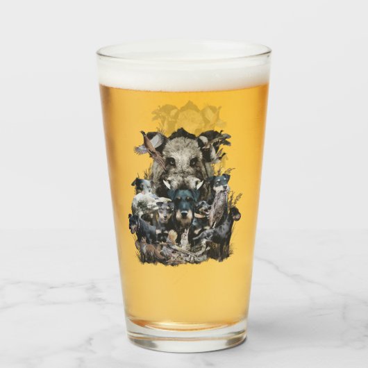Verre Deutscher Jagdterrier (Devant (rempli))