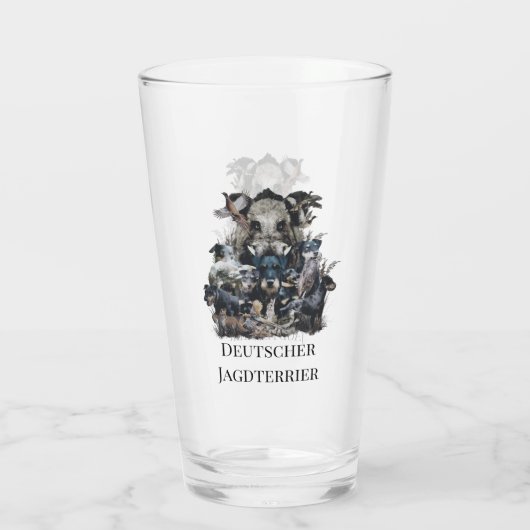 Verre Deutscher Jagdterrier (Dos)