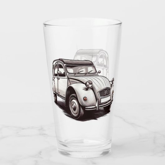 Verre Deux Chevaux (Dos)