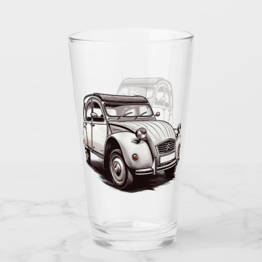 Verre Deux Chevaux (Devant)