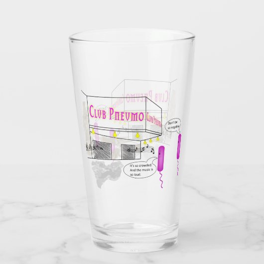 Verre Deux Grammes Voies Négatives Marchent Dans Un Bar (Dos)