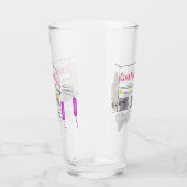 Verre Deux Grammes Voies Négatives Marchent Dans Un Bar (Gauche)