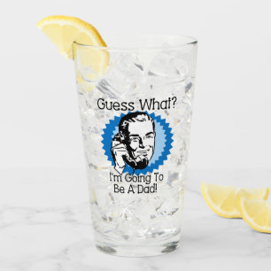 Verre Devenir papa bleu