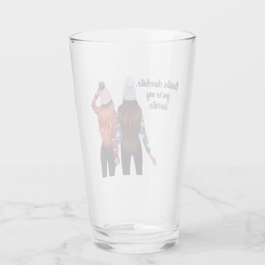 Verre Devis Best Friends (Dos)