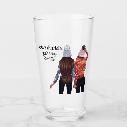 Verre Devis Best Friends (Devant)