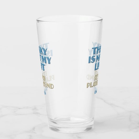 Verre Devis Sky de nom personnalisé (Droite)