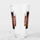 Verre DG Peintures Feu Phoenix (Gauche)
