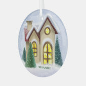 Verre d'hiver Wonderland Ornement de Noël (Avant gauche)