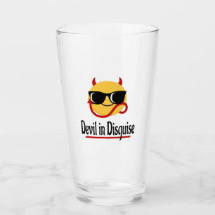 Verre diable déguisé Emoji Chaud Tendance Drôle