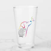 Verre Dieu a fait un chien (Devant)