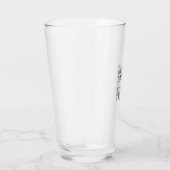 Verre Dieu dit que vous êtes floral conception vectoriel (Droite)