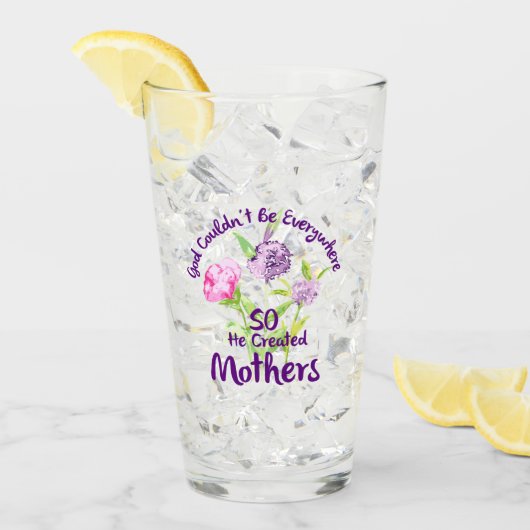 Verre Dieu ne pouvait pas être partout donc il a créé de (Devant glace)