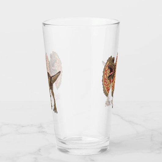 Verre Dilophosaurus dessin animé (Droite)