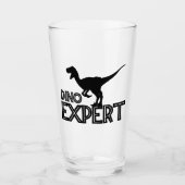 Verre Dino Expert - Amateurs de dinosaures (Devant)