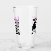 Verre Dinosaure drôle Être maman est une promenade dans (Gauche)