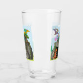 Verre Dinosaure et amis personnalisés (Gauche)