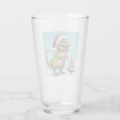 Verre Dinosaure sucre de canne de Noël mignon (Dos)