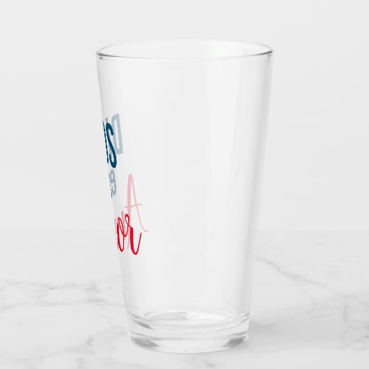 Verre Dios es amor (Gauche)