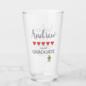 Verre Diplômé de 5 coeurs (Devant)