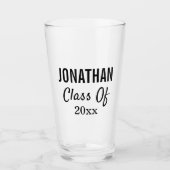 Verre Diplômé de l'université de Diplôme de Typographie  (Devant)