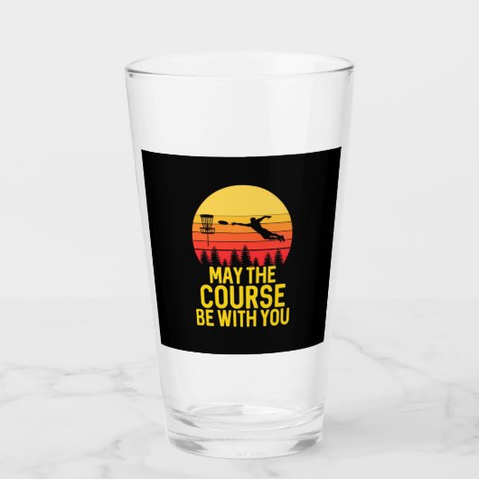 Verre Disc Golf avec vous (Devant)