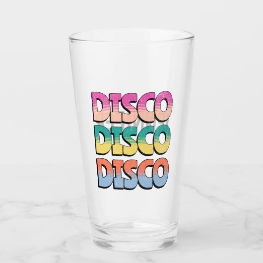 Verre Disco Music (Devant)
