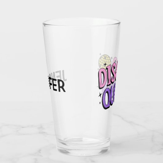 Verre Disco queen (Droite)