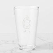 Verre Dispositif flottant rond blanc menthe océan mer (Dos)