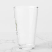 Verre Dispositif flottant rond blanc menthe océan mer (Gauche)