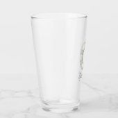 Verre Dispositif flottant rond blanc menthe océan mer (Droite)