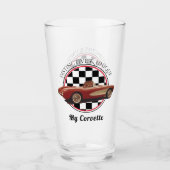Verre Distinct & Unique, My Corvette Glass Cup (Devant)