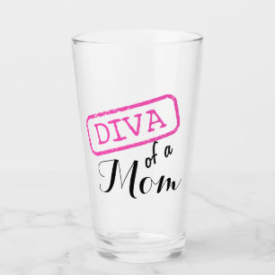 Verre "Diva of a Mom"