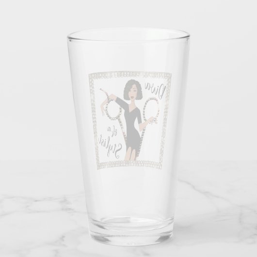 Verre "Diva of a Stylist" (Dos)