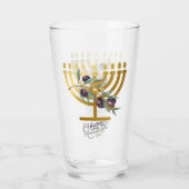 Verre Divertissement Hanukkah joyeux (Dos)